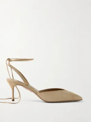 Beyond 65 suede pumps