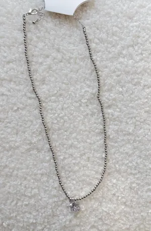 Crystal Charm Ball Necklace