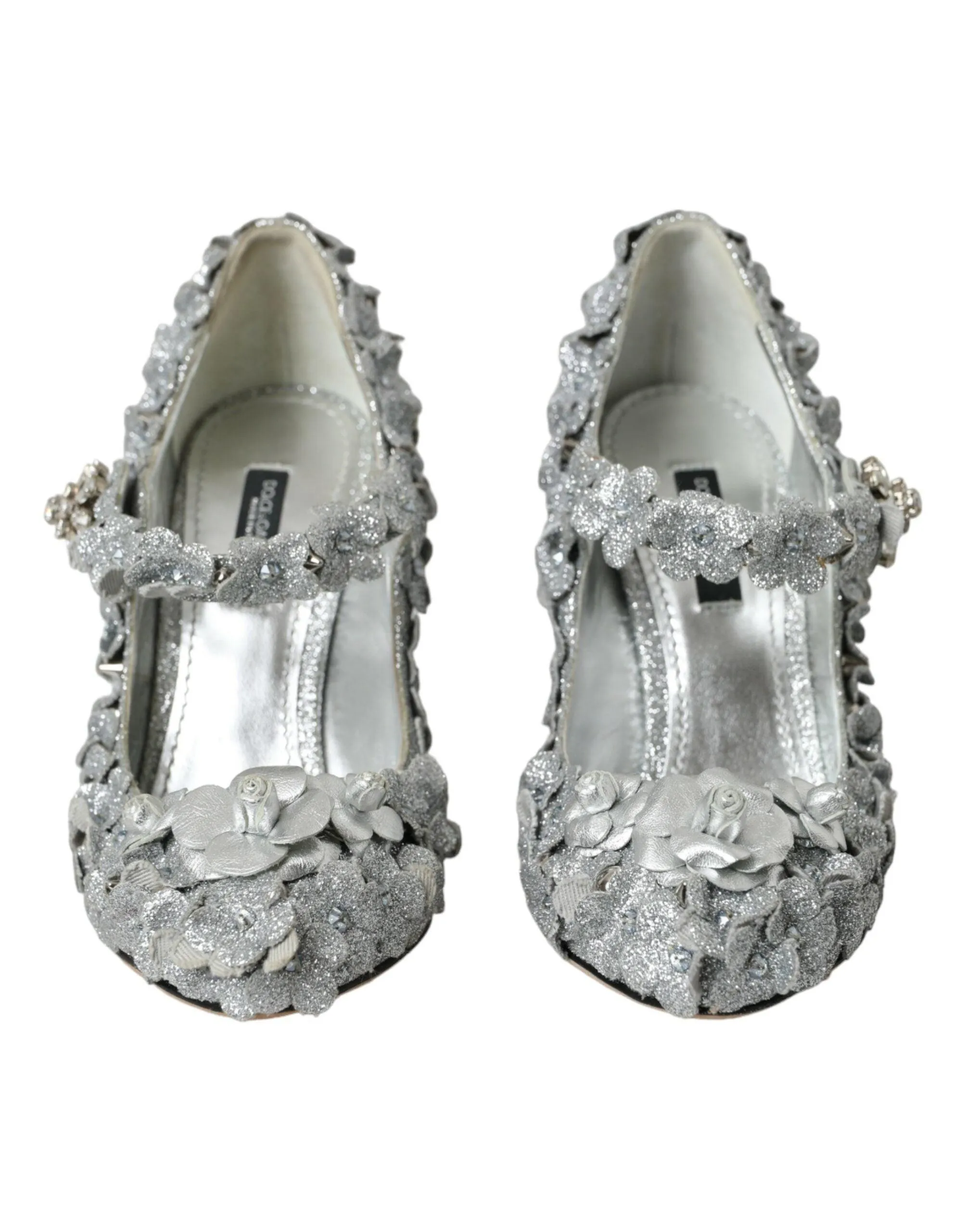 Dolce & Gabbana Floral Crystal Embellished Pumps