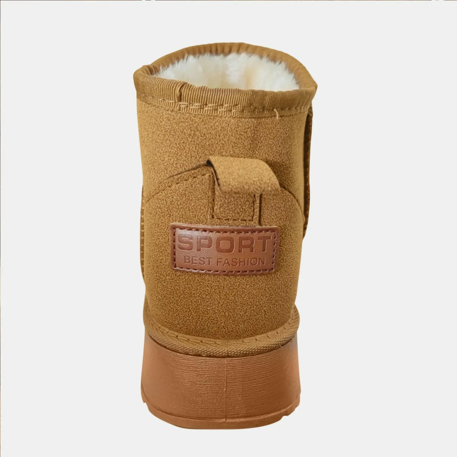 Fleece Lined Platform Mini Boots