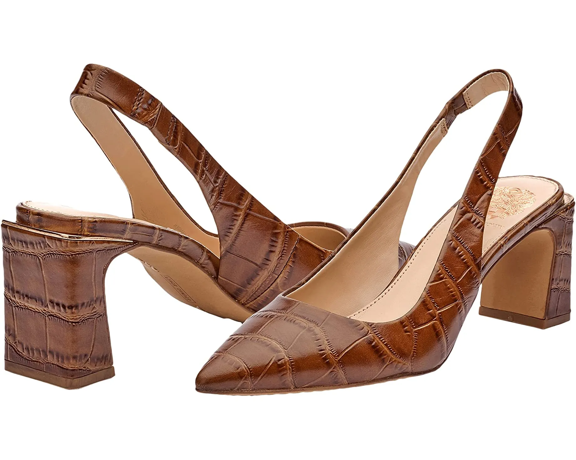 Hamden Vince Camuto Heels, Brown