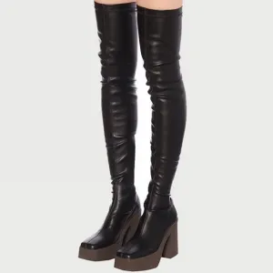 Heeled Platform Boots