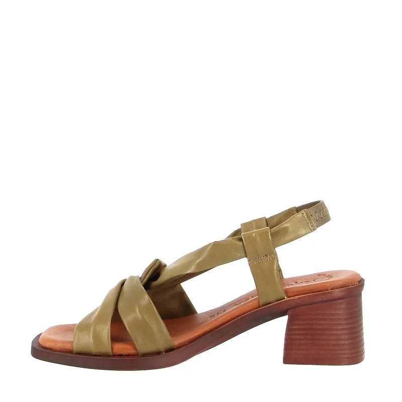 Raquel Perez Palazzina Olive Slingback Heel