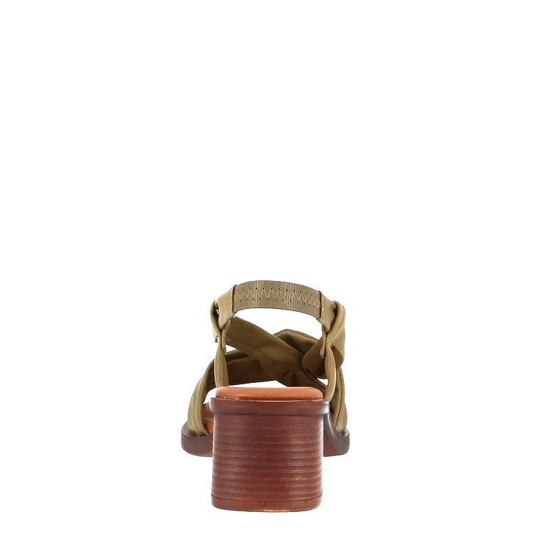Raquel Perez Palazzina Olive Slingback Heel
