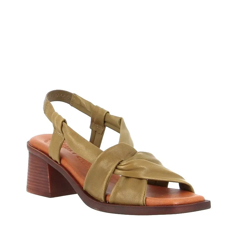 Raquel Perez Palazzina Olive Slingback Heel