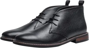 Santimon Chukka Boots Mens Casual Dress Suede Leather Prom Wedding Cowboy Boots Men's Fashion Formal Ankle Western Chelsea Boots