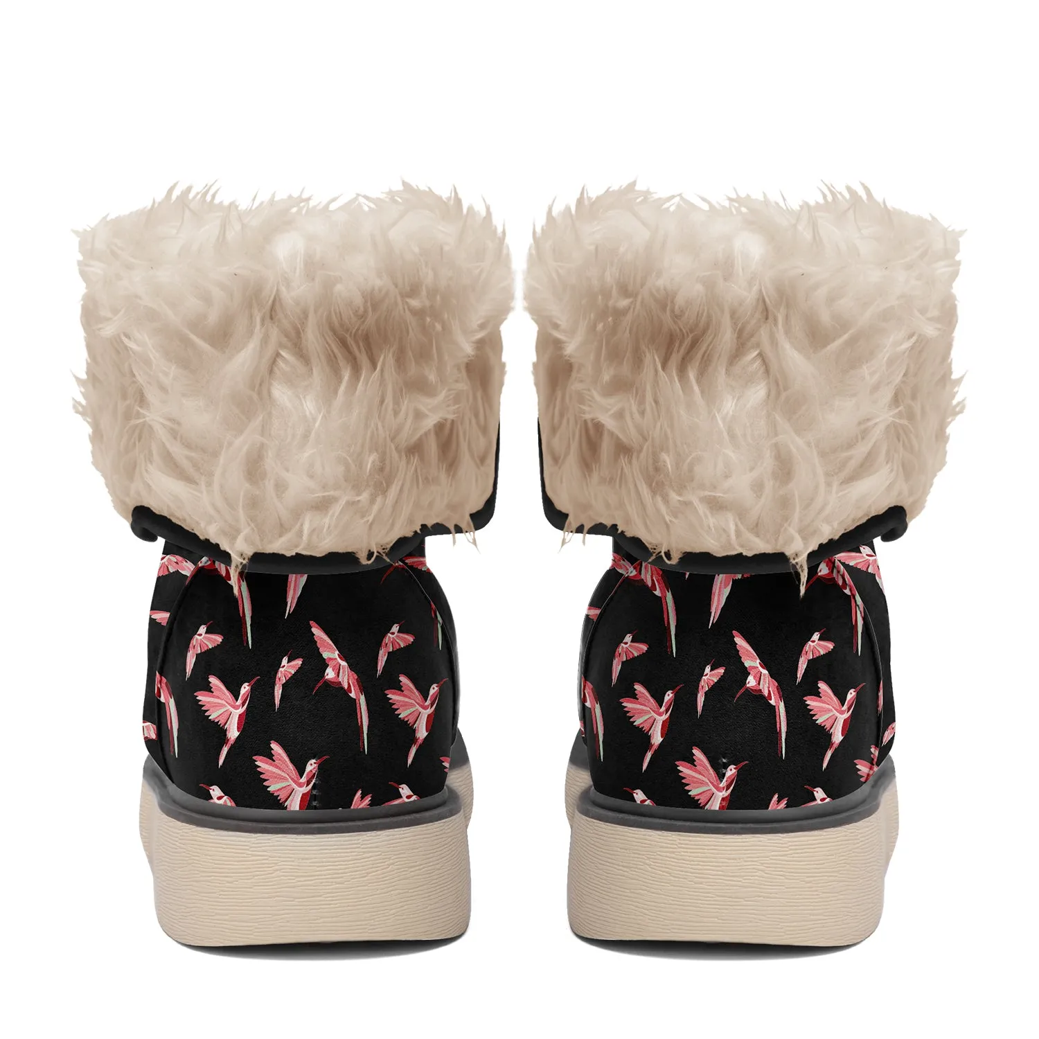 Strawberry Black Polar Winter Boots