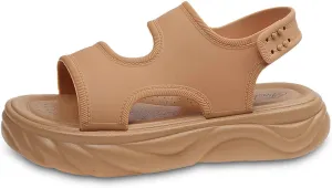Women's Open Toe Platform Sport Sandals Summer Outdoor Wedge Orthotic Walking Casual Beach Sandals with Fuzz
