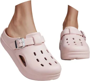 Women's Slide Sandals Comfortable Thick Sole Clogs Arch Support Slippers Casual Wear Lightweight Slip On Mules