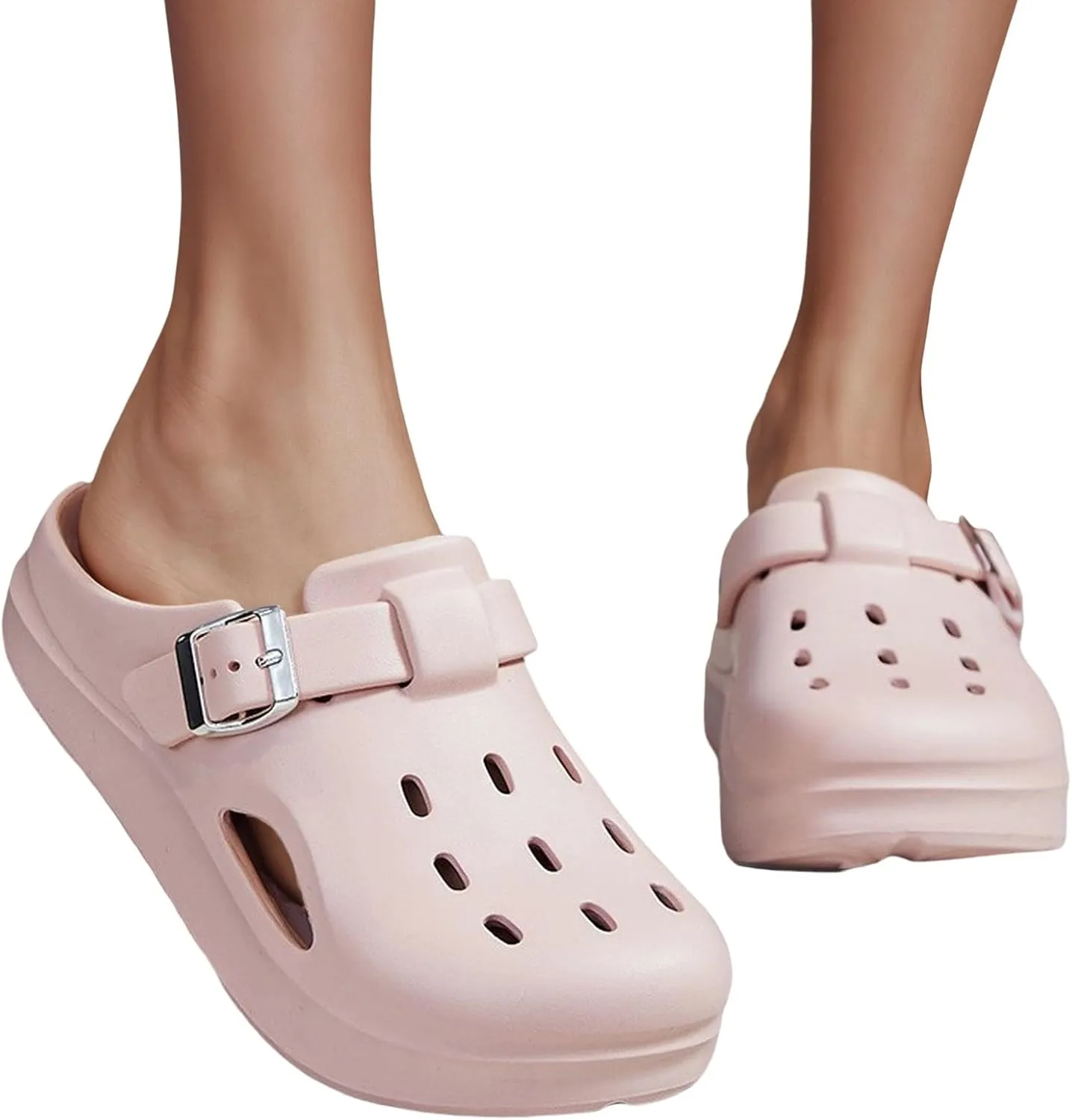 Women's Slide Sandals Comfortable Thick Sole Clogs Arch Support Slippers Casual Wear Lightweight Slip On Mules